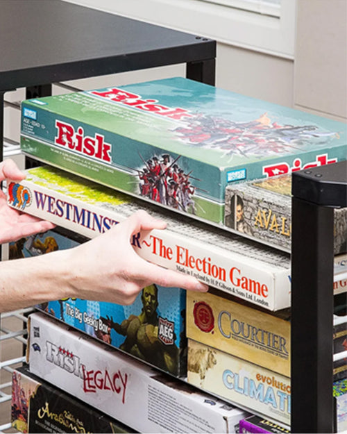14 extra wide shelves