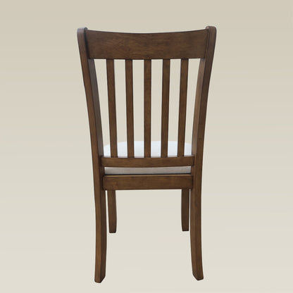 Wooden Back Chairs -  Set of 2