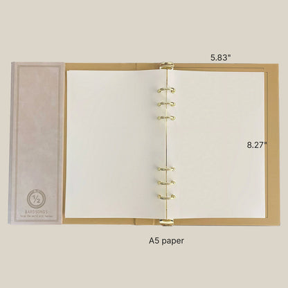 A5 Blank Refill Pages for 6-Ring RPG Binders size