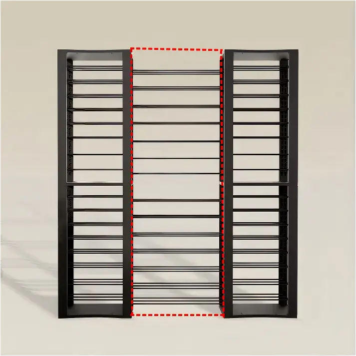 Black BoxDuke board game storage system with wide shelves for large game collections