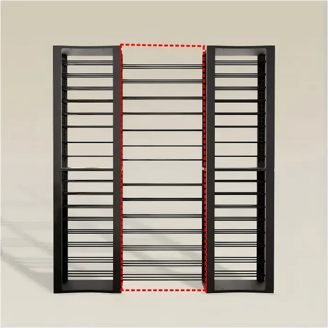 Black BoxDuke board game storage system with wide shelves for large game collections