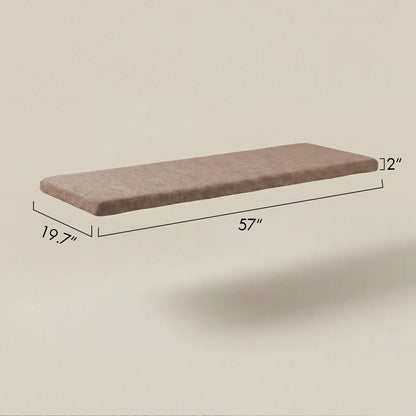 Removable Bench Cushion with Non-Slip Base