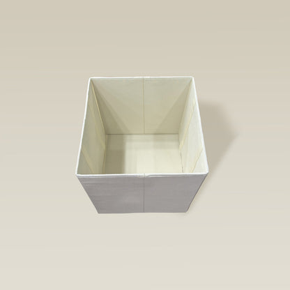 Collapsible Oxford cloth cube storage box folded flat