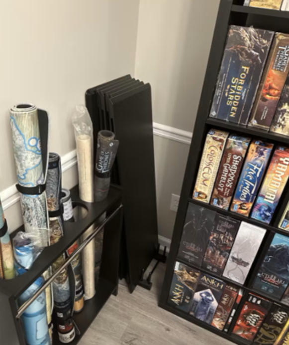 Deluxe Rolling Playmat Storage Rack