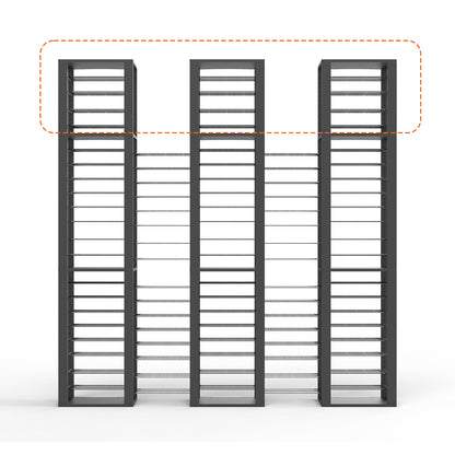 Triple ShortThrone with 12 shelves