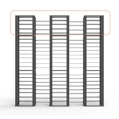 Triple ShortThrone with 20 shelves