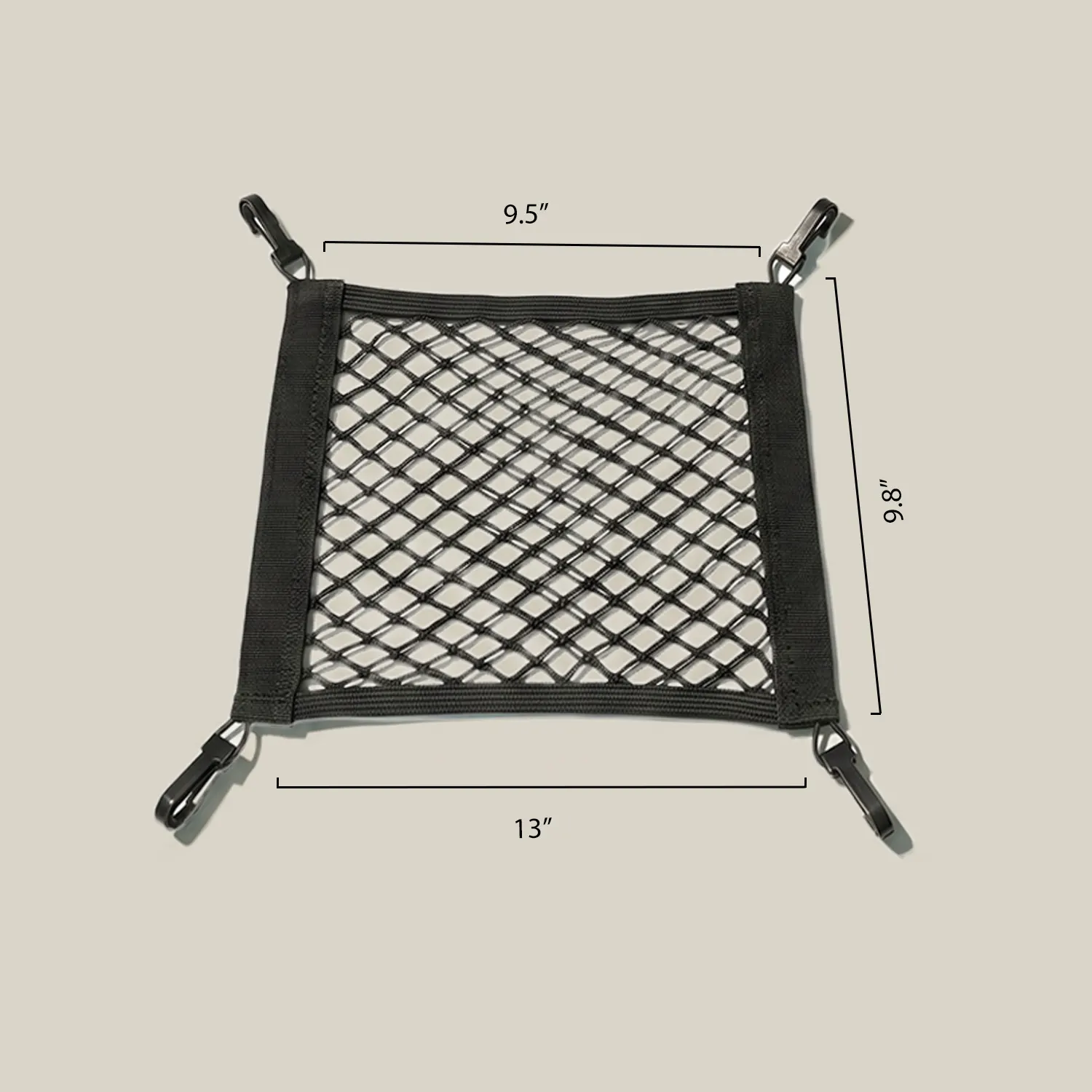 Dual-Layer Under Chair Storage Net for Books & Gaming Accessories (4-Pack)