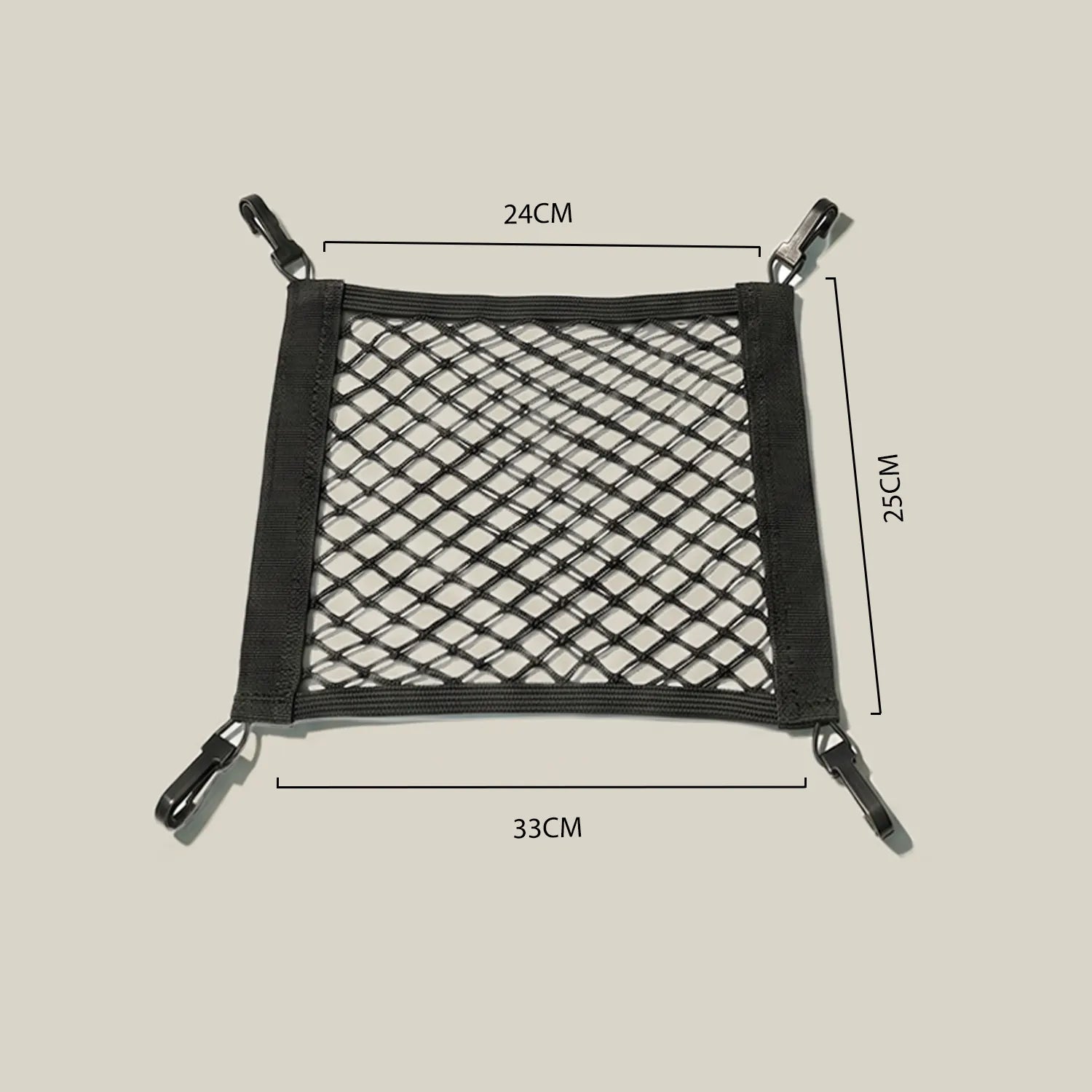 Dual-Layer Under Chair Storage Net for Books & Gaming Accessories (4-Pack)