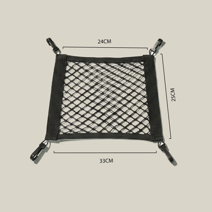 Dual-Layer Under Chair Storage Net for Books & Gaming Accessories (4-Pack)