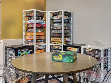 BoxThrone modular board game storage system for games and tabletop accessories