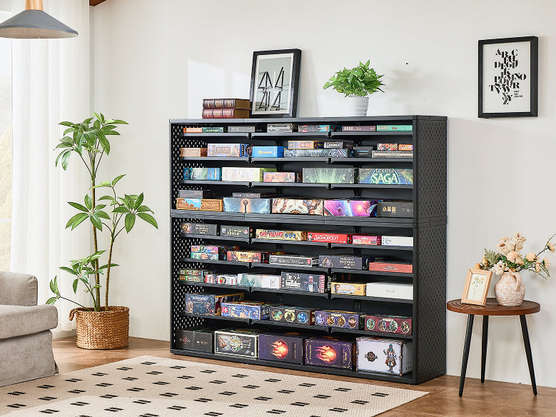 GameKeep board game storage system for a clean and organized gaming space