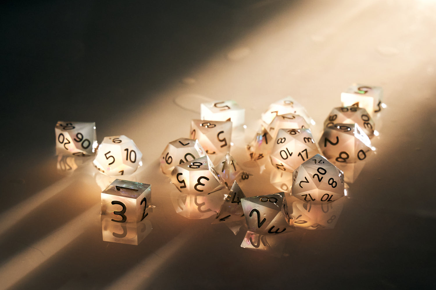 UV Color-Changing RPG Dice Set for D&D & Tabletop Games