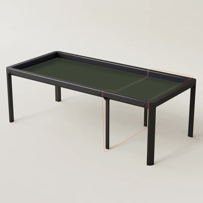 Ironside 2.0 board game table extension pack with Brilliant Black frame and Glorious Grey playmat