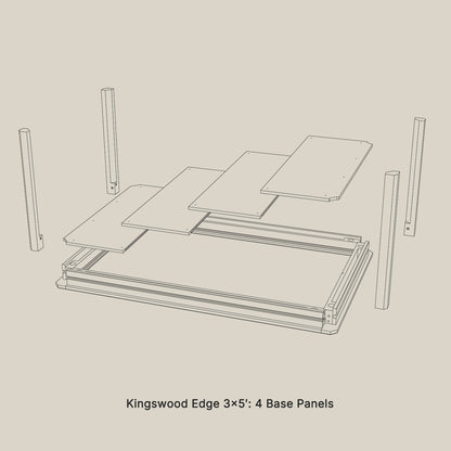 Kingswood Edge 3x5': 4 Base Panels
