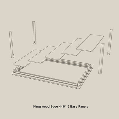 Kingswood Edge 4x6': 5 Base Panels