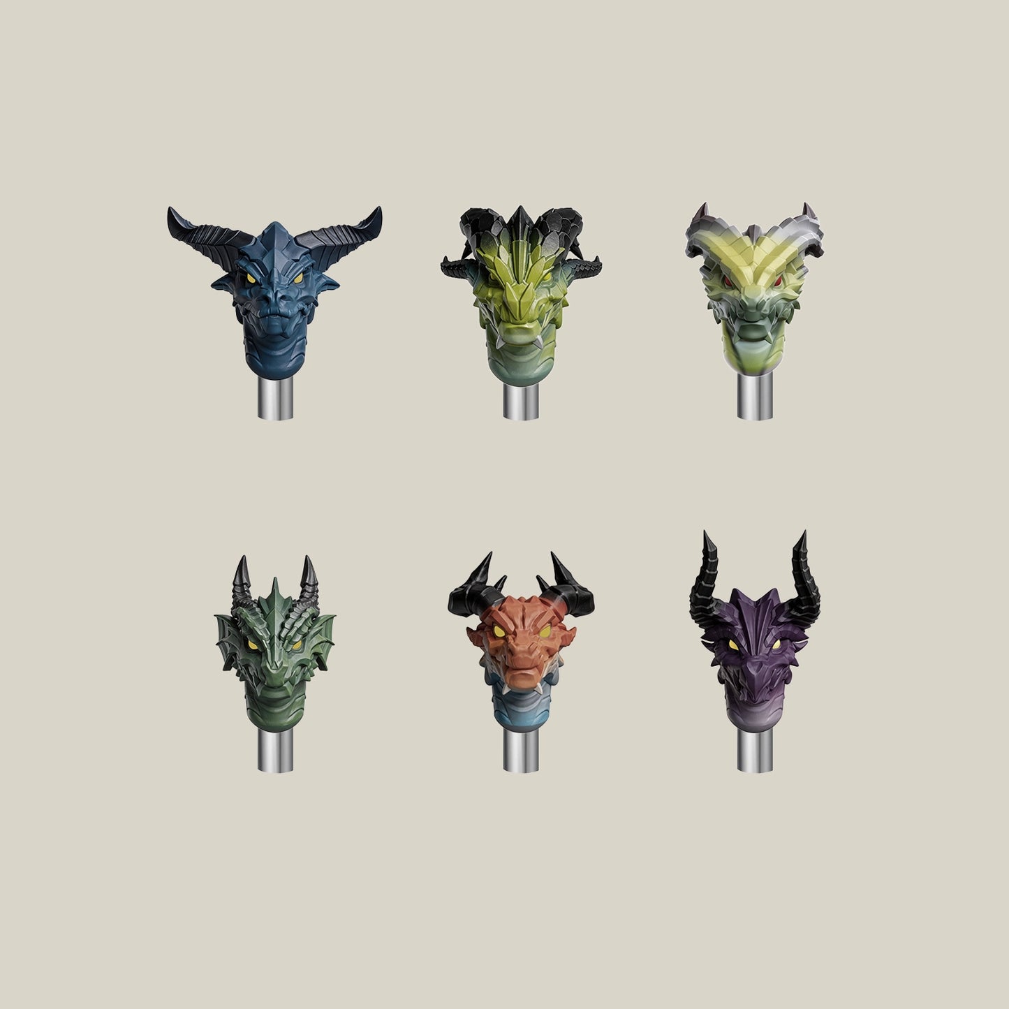 Magnetic Head Sculpt Expansion Pack (Painted Miniatures Upgrade Kit)