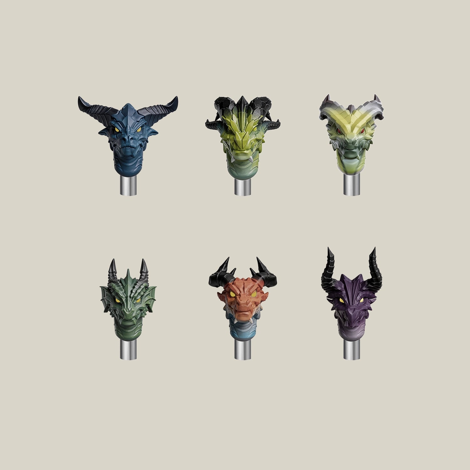 Magnetic Head Sculpt Expansion Pack (Painted Miniatures Upgrade Kit)