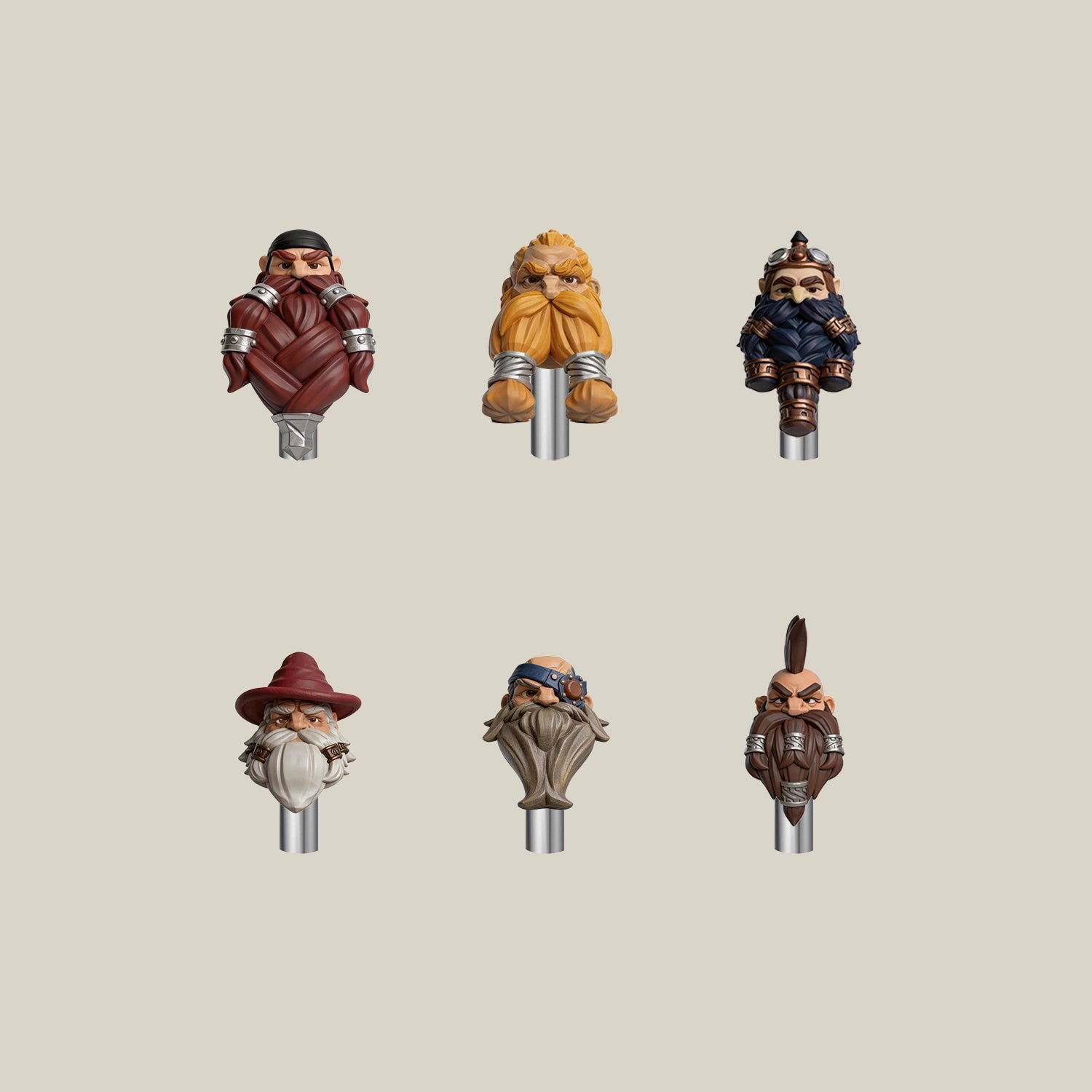 Magnetic Head Sculpt Expansion Pack (Painted Miniatures Upgrade Kit)