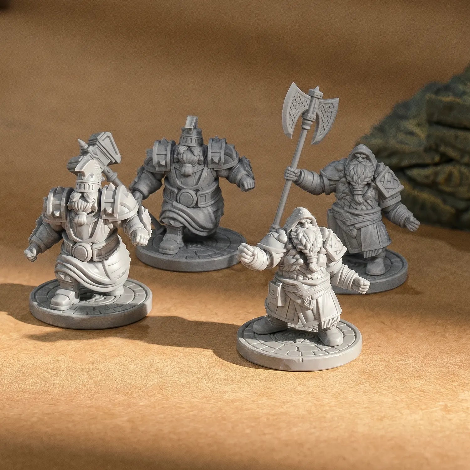 magnetic miniatures assembly kit customizable tabletop figures