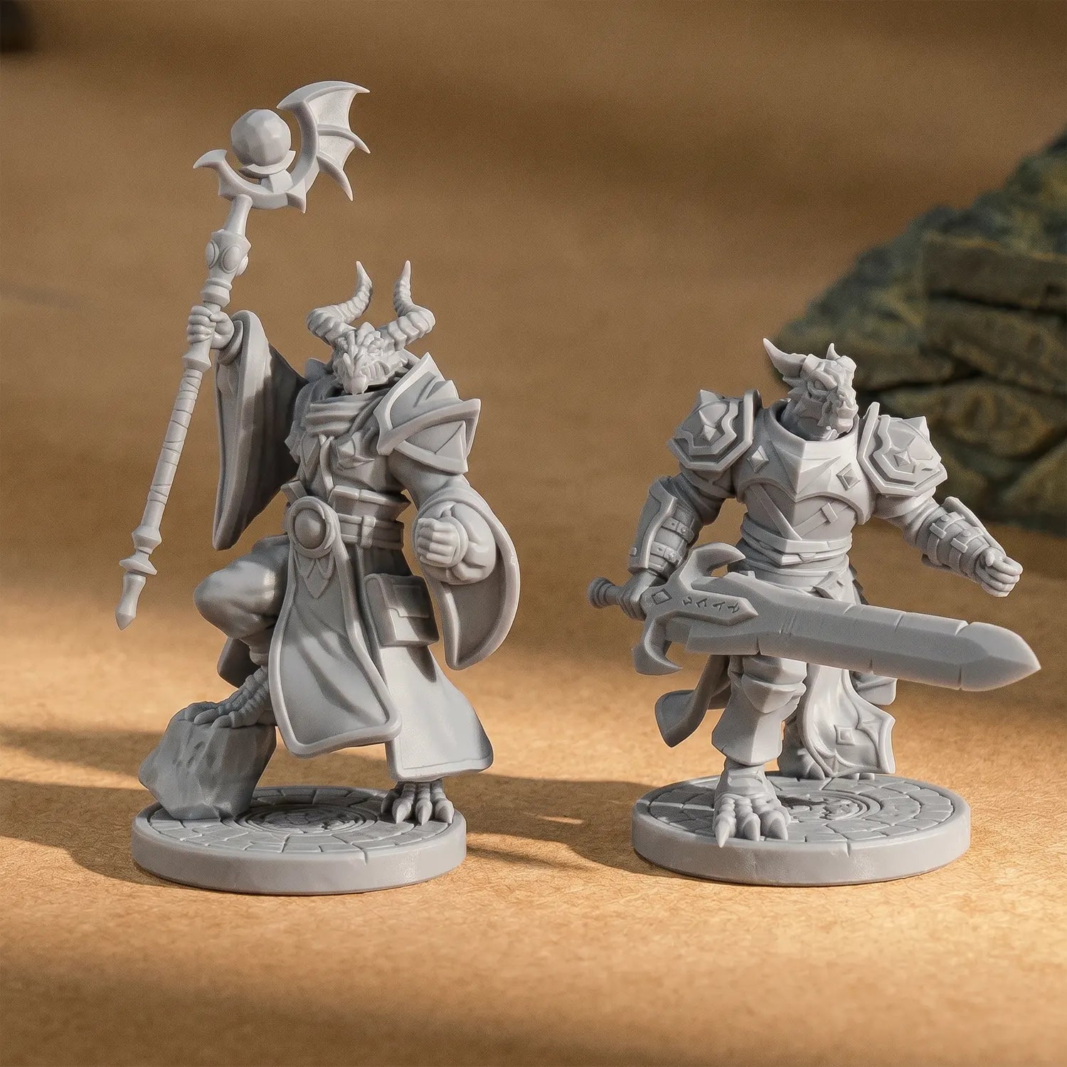 magnetic miniatures assembly kit customizable tabletop figures