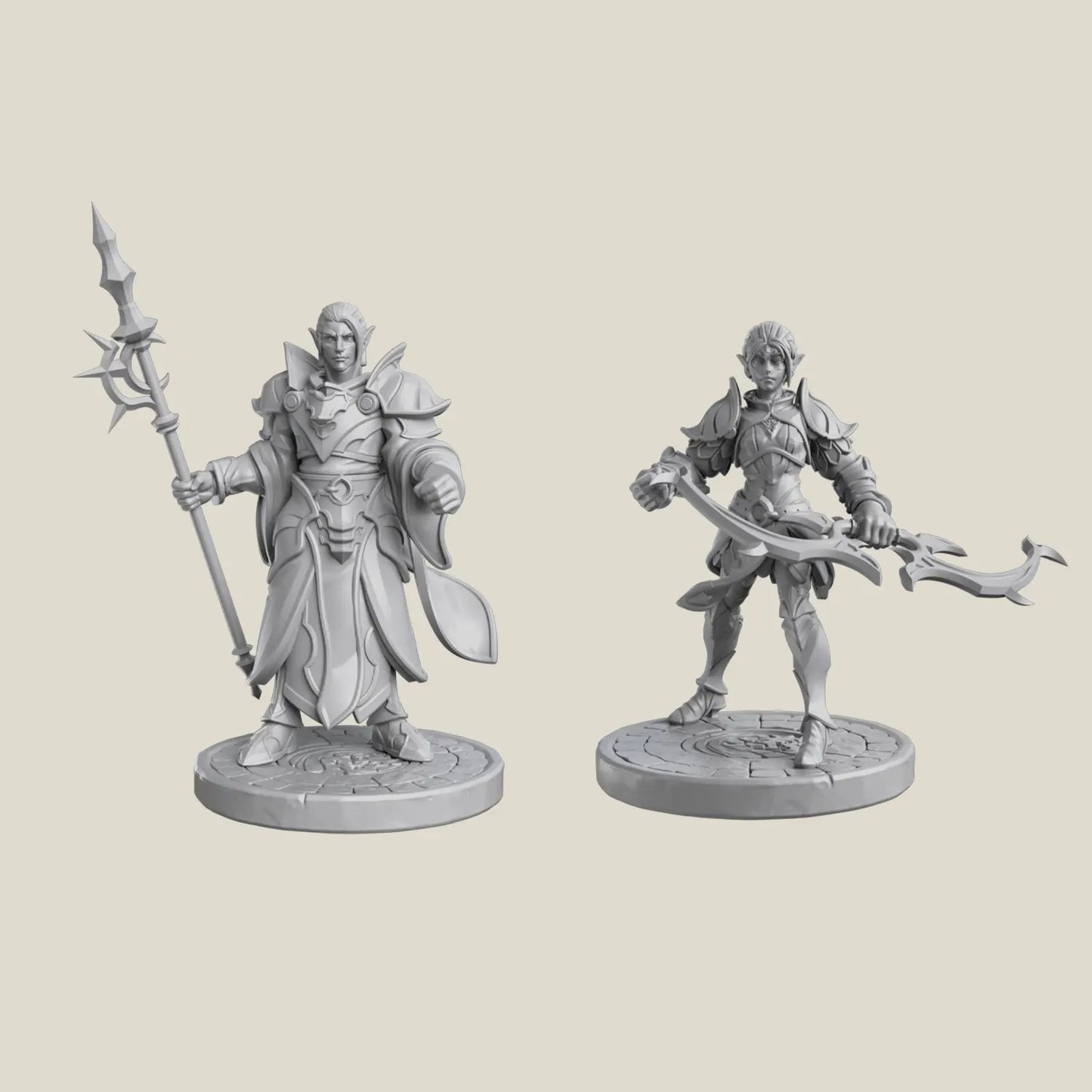 magnetic miniatures assembly kit customizable tabletop figures