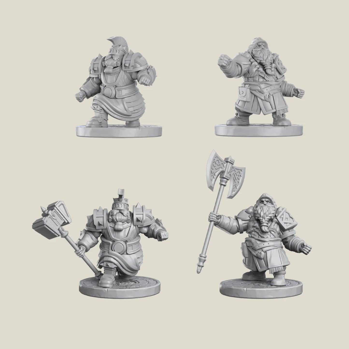 magnetic miniatures assembly kit customizable tabletop figures