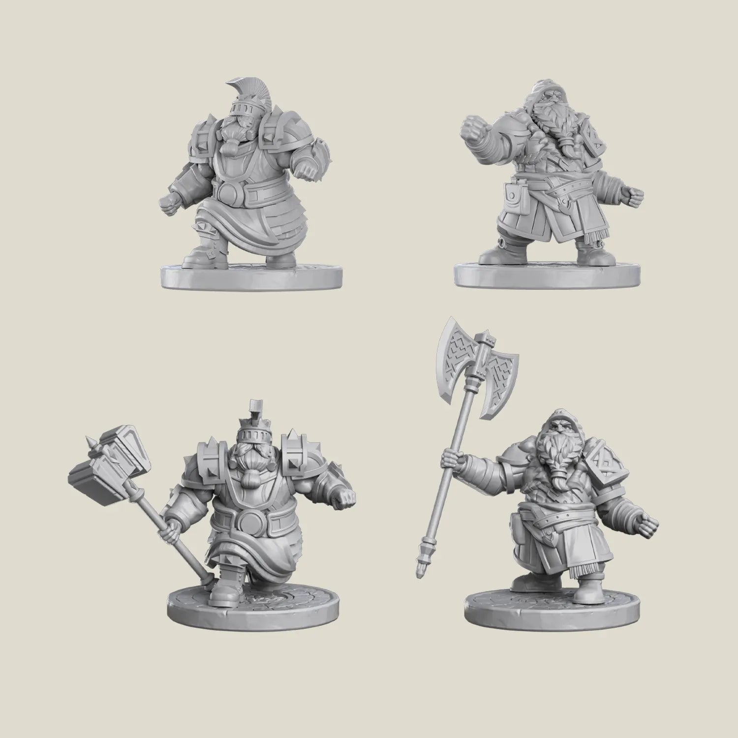magnetic miniatures assembly kit customizable tabletop figures