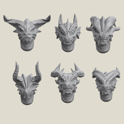 Magnetic Miniatures Head Expansion Pack (Choose Your Race)