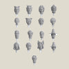 Magnetic Miniatures Head Expansion Pack (Choose Your Race)