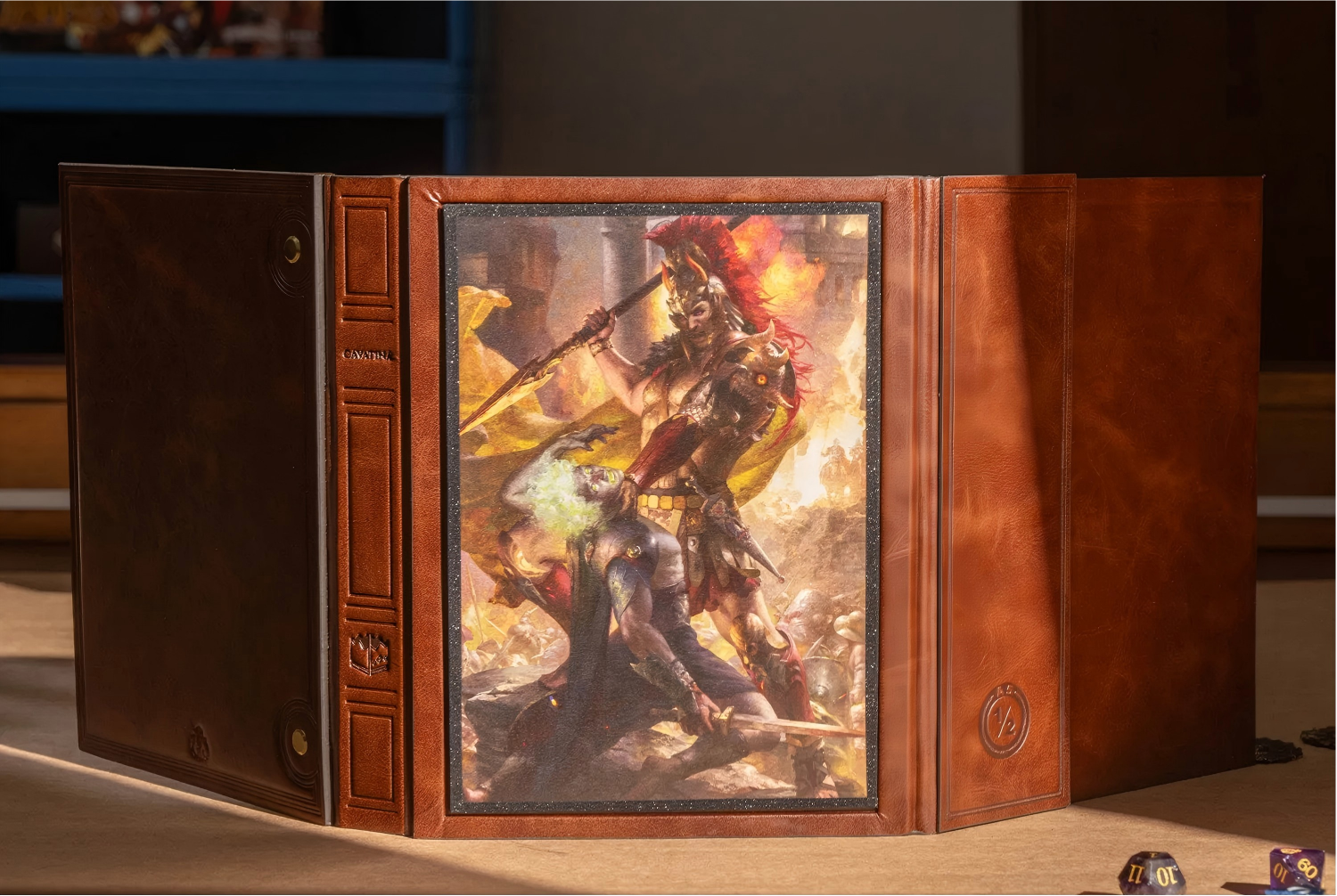 Magnetic interchangeable binder cover with customizable artwork insert