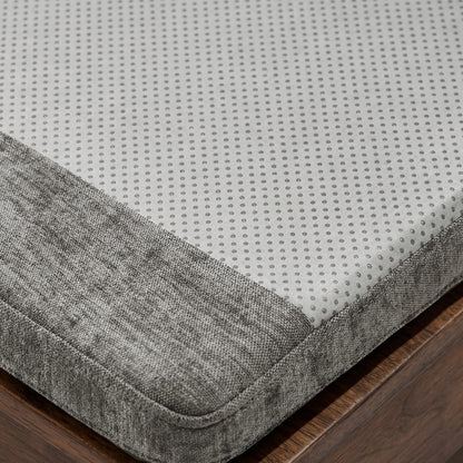 Non-slip bottom of storage bench cushion