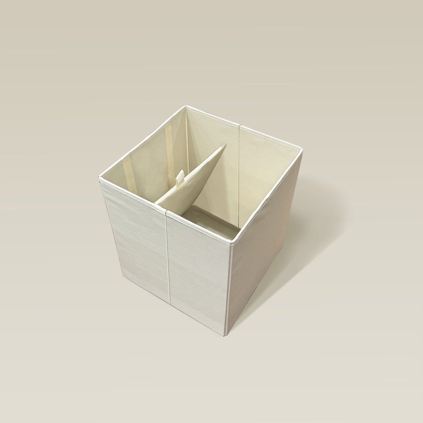 Oxford storage cube used for board game organization in IKEA Kallax shelf