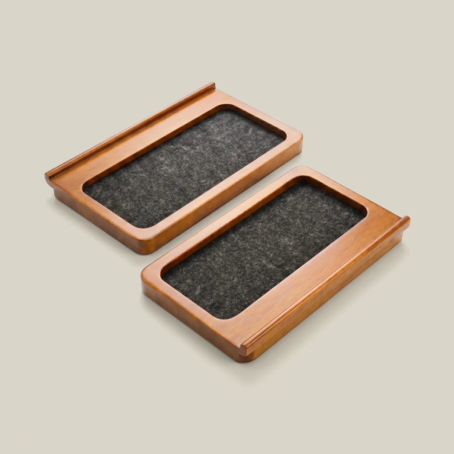 Premium Wooden Organizer Tray Set oak