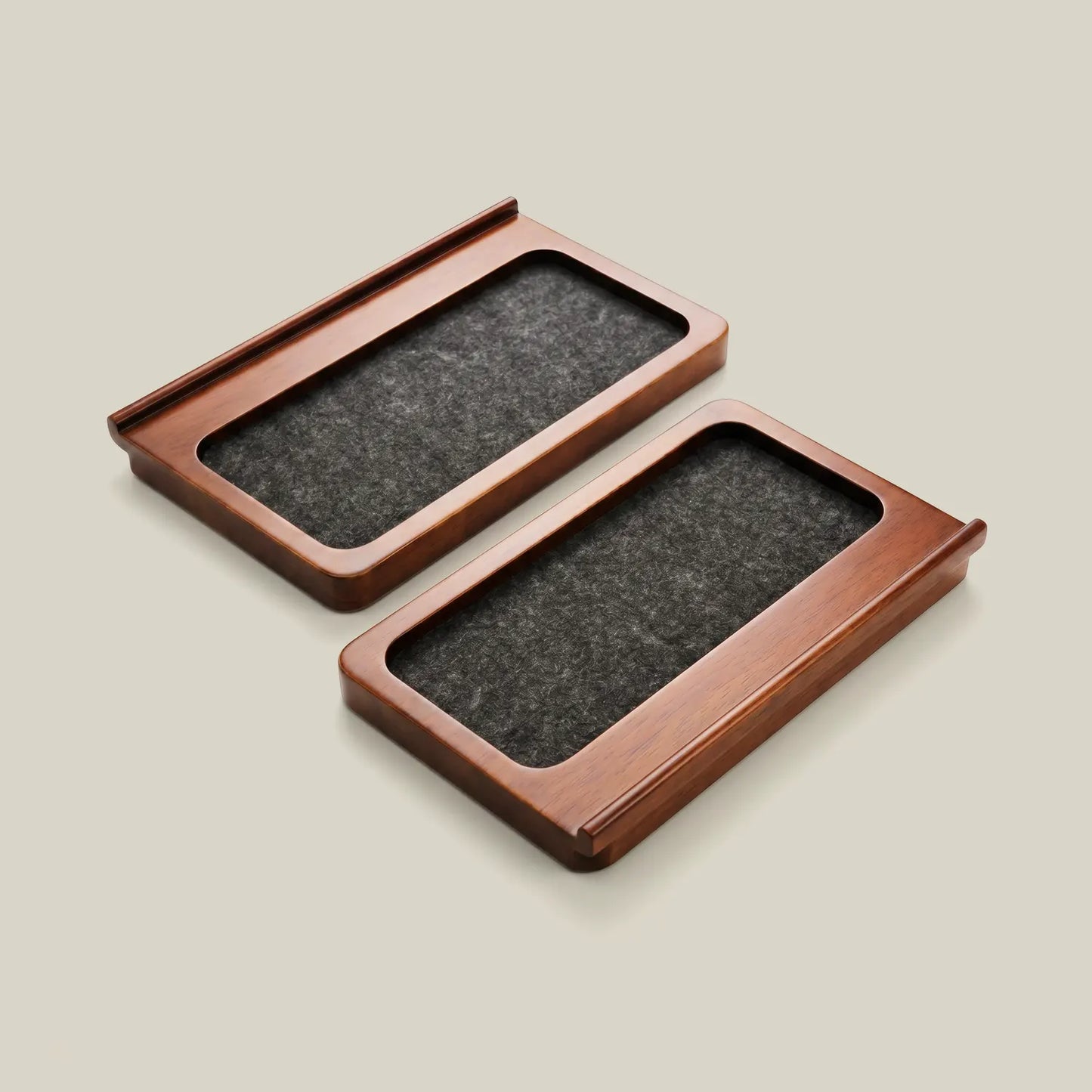 Premium Wooden Organizer Tray Set cherry