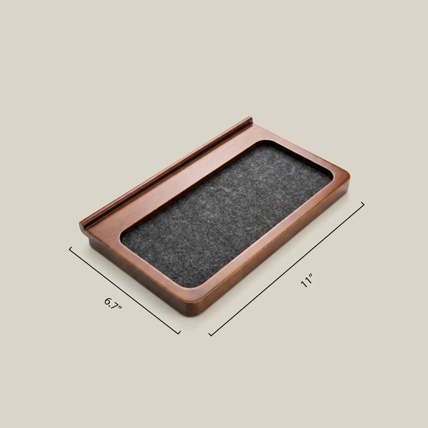 Premium Wooden Organizer Tray Set size