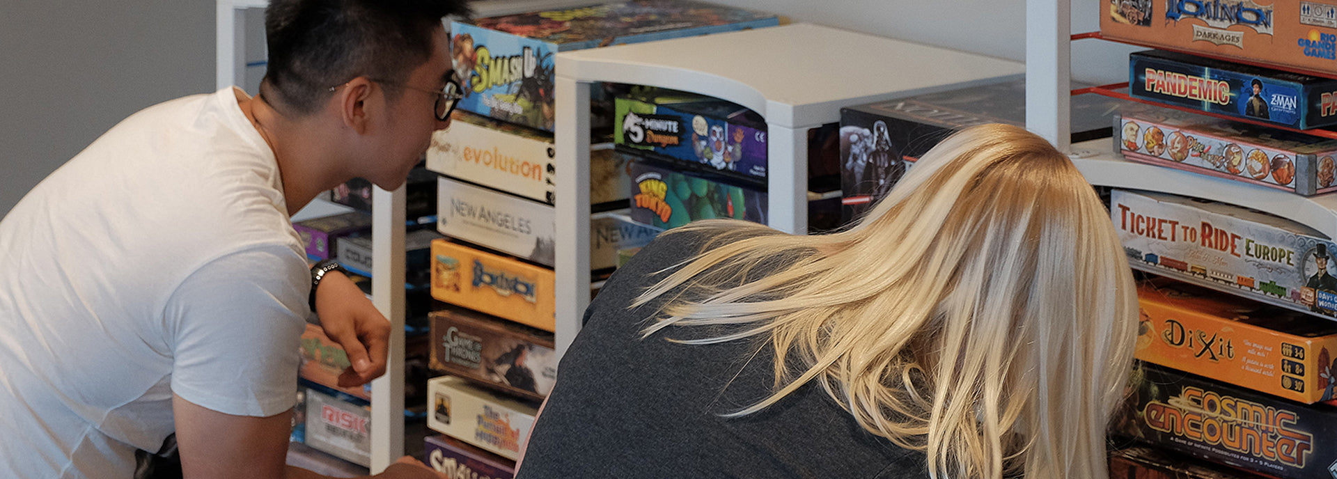 BoxThrone modular board game shelves for organized tabletop game storage