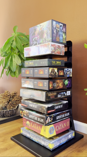 GamePillar Adjustable Board Game Tower – Short (79cm)