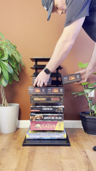 GamePillar Adjustable Board Game Tower – Short (79cm)