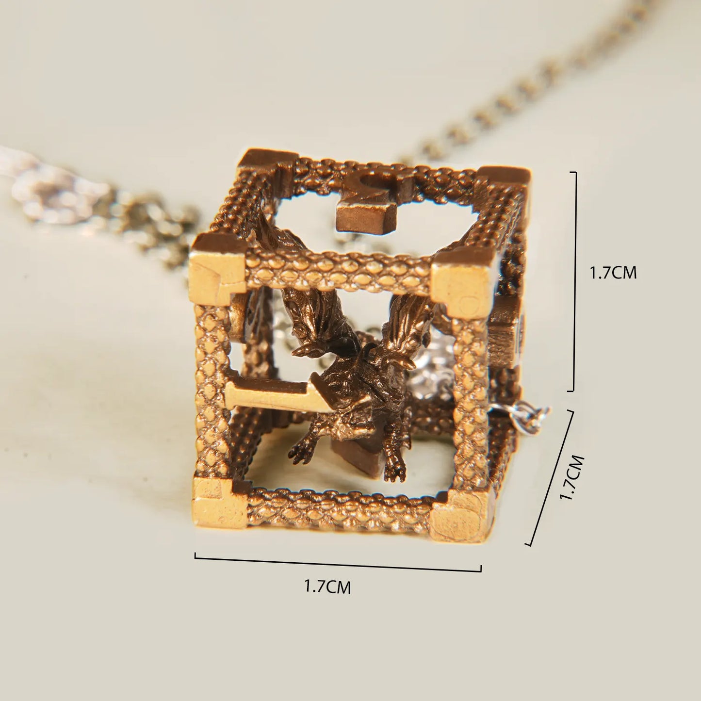 Sterling Silver Dice Necklace