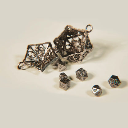 Sterling Silver Dice Necklace