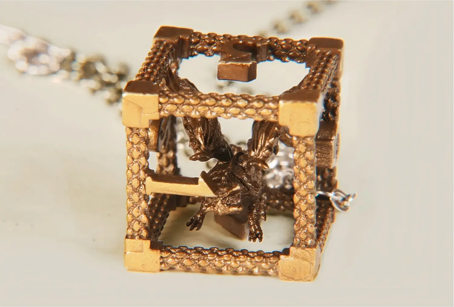 Sterling Silver Dice Necklace