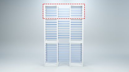 Double ShortThrone with 12 shelves