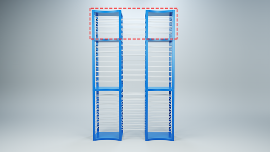 Double ShortThrone with 12 shelves