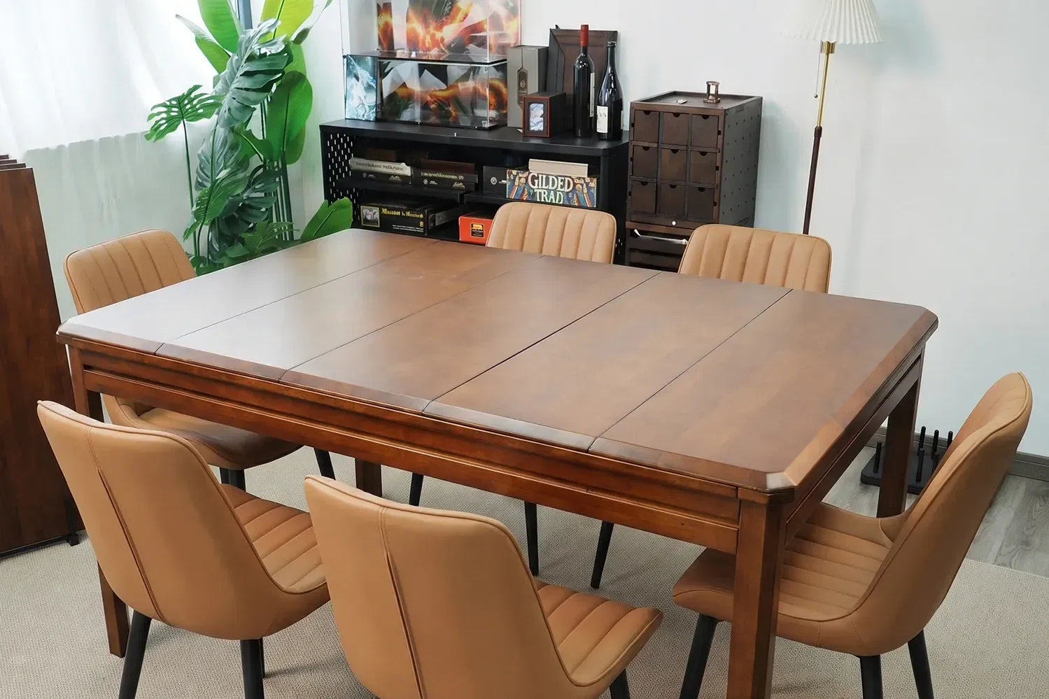 Upgraded Kingswood 3×5 game table with full-cover wooden topper