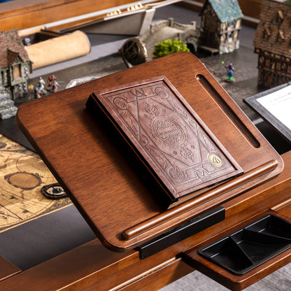 Schreibtafel aus Holz für Tabletop-Rollenspiele | DnD- und Brettspiel-Spielleiterschirm