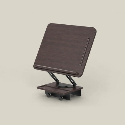 Adjustable side desk in Wizardly Walnut finish