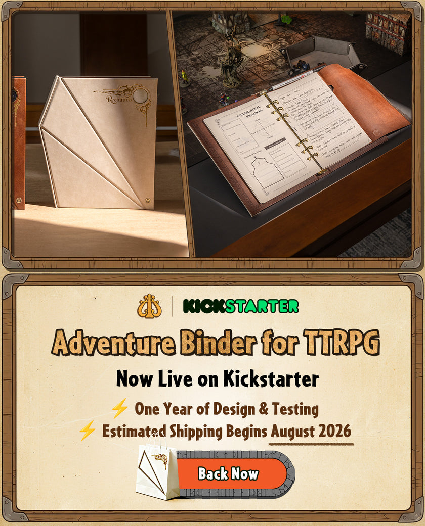 Adventure Binder for TTRPG Launching
