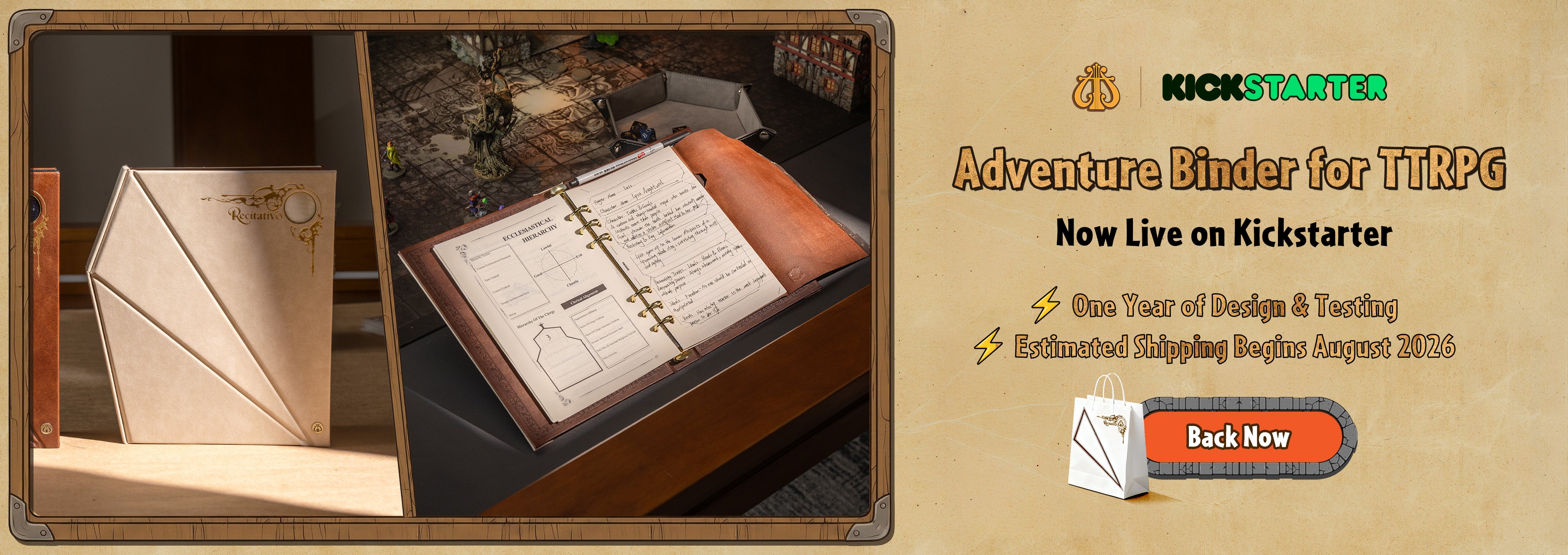 Adventure Binder for TTRPG