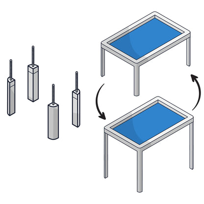 modular-gaming-table-board-game-table-bar-height-leg-extenders