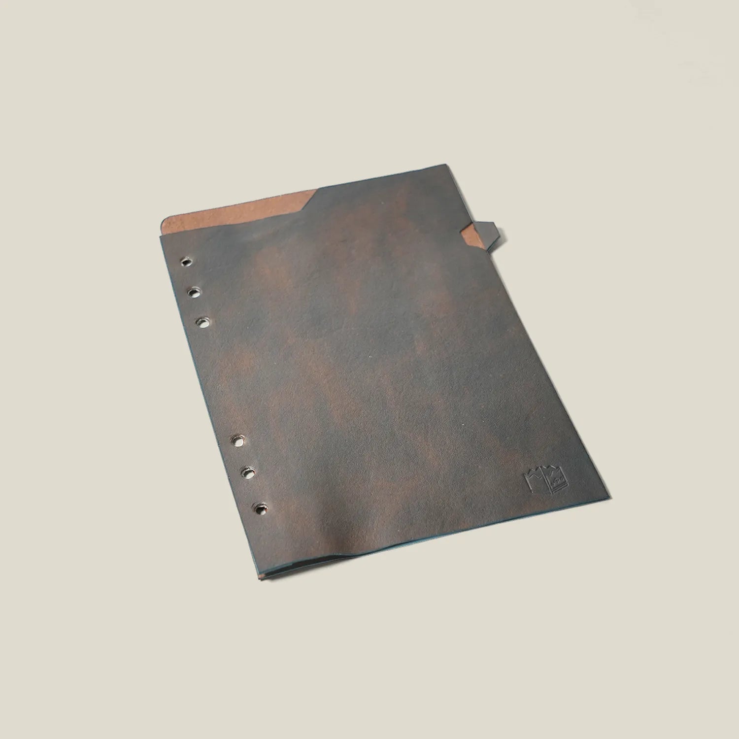 Binder divider with tab for 6 hole binder